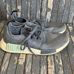 Adidas NMD R1 Women's Sneakers Running Shoe Athletic Footwear Raw Steel Sz 8